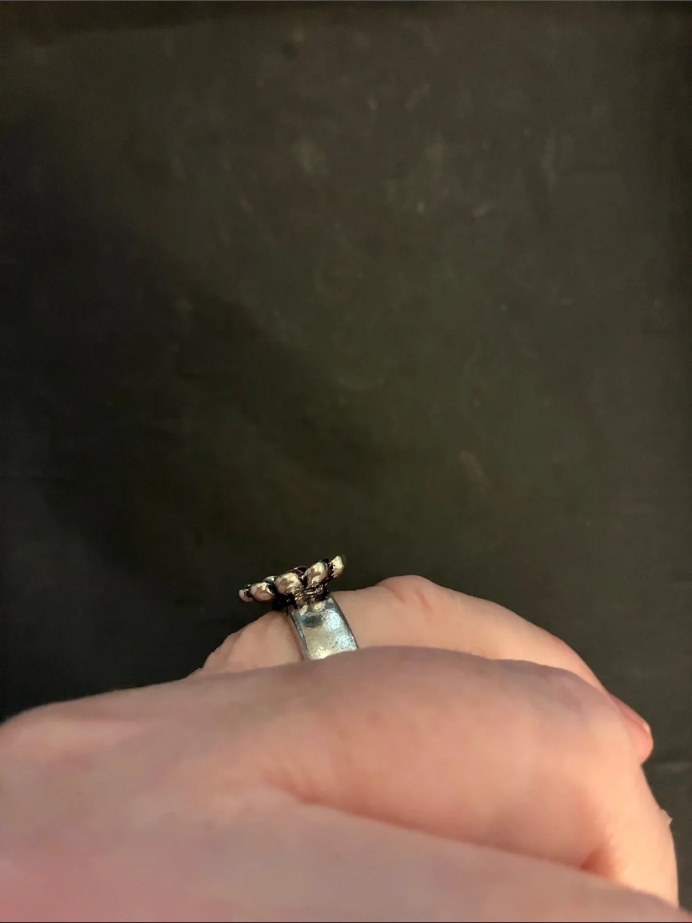 Daisy Stretch Ring with Pink Ice Center - Women's Floral Jewelry NWOT